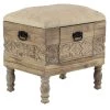 Best Sale 🔥 Beige Chinese Fir Farmhouse Stool by Ivory and Iris 🌟