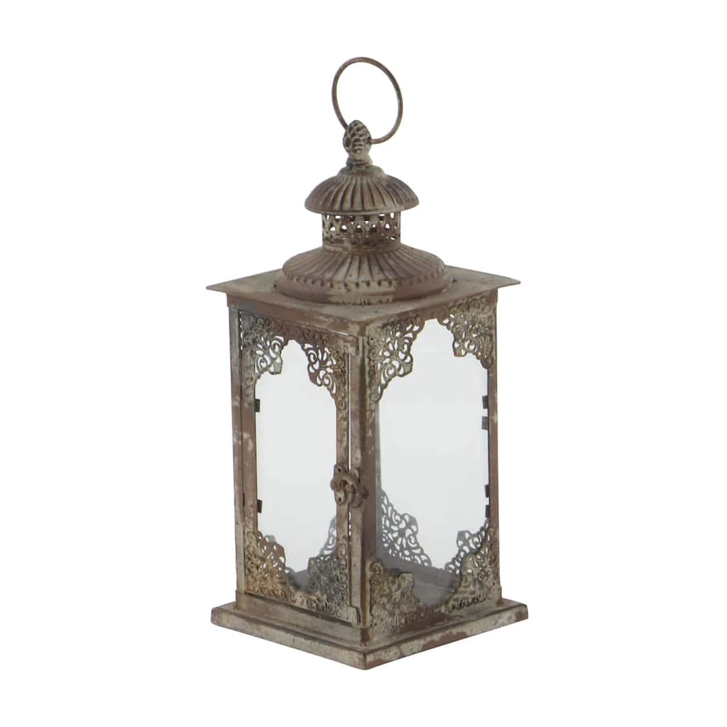Coupon π 13" Gray Iron Vintage Candle Holder Lantern by Ivory and Iris π€© 3 Coupon π 13" Gray Iron Vintage Candle Holder Lantern by Ivory and Iris π€© - Image 3