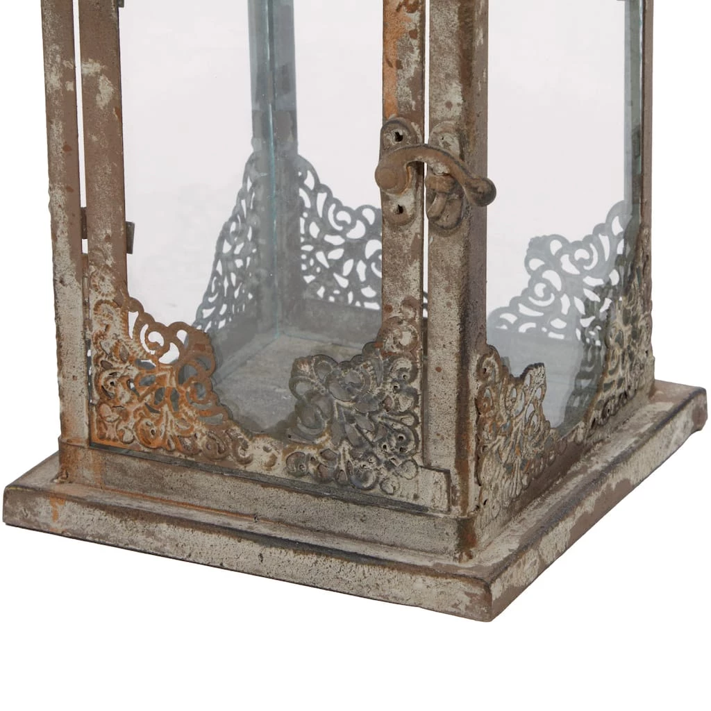 Coupon π 13" Gray Iron Vintage Candle Holder Lantern by Ivory and Iris π€© 4 Coupon π 13" Gray Iron Vintage Candle Holder Lantern by Ivory and Iris π€© - Image 4