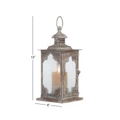 Coupon π 13" Gray Iron Vintage Candle Holder Lantern by Ivory and Iris π€© 12 Coupon π 13" Gray Iron Vintage Candle Holder Lantern by Ivory and Iris π€© -Cheap Ivory and Iris Store D329663S 6