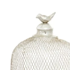 Best deal 😍 Silver Metal Contemporary Lantern Set, 17" & 12" by Ivory and Iris 💯 -Cheap Ivory and Iris Store D329667S 4