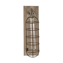 Wholesale π 15" Brown Iron Industrial LED Wall Sconce by Ivory and Iris π 12 Wholesale π 15" Brown Iron Industrial LED Wall Sconce by Ivory and Iris π -Cheap Ivory and Iris Store D329668S 4