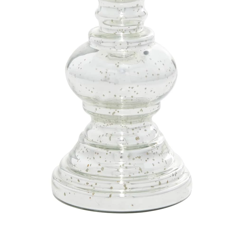 Outlet π€© Silver Glass Traditional Candle Holder Set by Ivory and Iris π 3 Outlet π€© Silver Glass Traditional Candle Holder Set by Ivory and Iris π - Image 3
