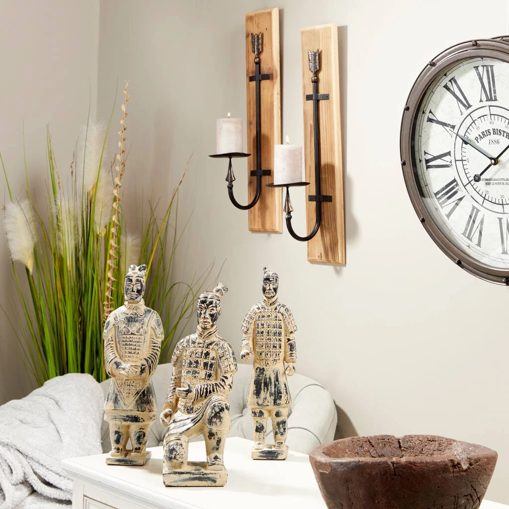 Promo π― 24" Brown Wood Industrial Wall Sconce Set, 2ct. by Ivory and Iris π 10 Promo π― 24" Brown Wood Industrial Wall Sconce Set, 2ct. by Ivory and Iris π - Image 10