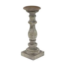 Best deal 🌟 Distressed Brown Wood Traditional Candle Holder Set, 3ct. by Ivory and Iris 🎉 -Cheap Ivory and Iris Store D329696S 3