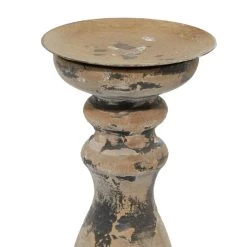 Best deal 🌟 Distressed Brown Wood Traditional Candle Holder Set, 3ct. by Ivory and Iris 🎉 -Cheap Ivory and Iris Store D329696S 7