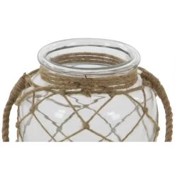 Budget 😀 8" Glass Coastal Candle Holder Lantern by Ivory and Iris 😀 -Cheap Ivory and Iris Store D329713S 3