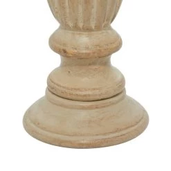 Buy 🤩 Brown Mango Wood Traditional Candle Holder Set by Ivory and Iris 🥰 -Cheap Ivory and Iris Store D329721S 7