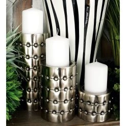 Cheap π Silver Metal Industrial Candle Holder Set by Ivory and Iris π 17 Cheap π Silver Metal Industrial Candle Holder Set by Ivory and Iris π -Cheap Ivory and Iris Store D329738S 9