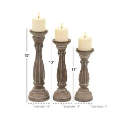 Wholesale π Brown Wood Traditional Candle Holder Set by Ivory and Iris π₯ 15 Wholesale π Brown Wood Traditional Candle Holder Set by Ivory and Iris π₯ -Cheap Ivory and Iris Store D329754S 7