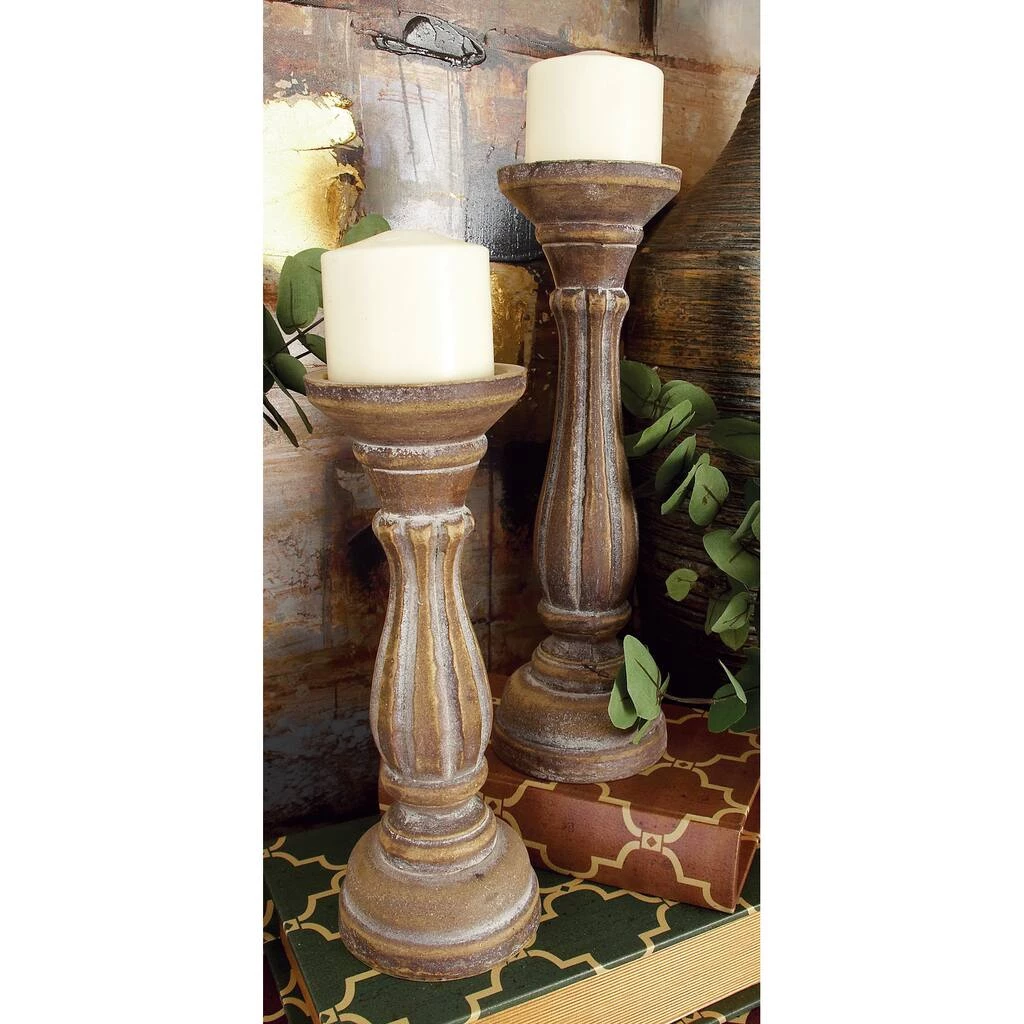 Wholesale π Brown Wood Traditional Candle Holder Set by Ivory and Iris π₯ 8 Wholesale π Brown Wood Traditional Candle Holder Set by Ivory and Iris π₯ - Image 8