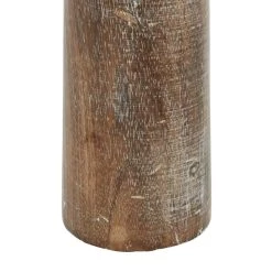 Flash Sale 🎉 Brown Mango Wood Natural Candle Holder Set by Ivory and Iris 😉 -Cheap Ivory and Iris Store D329770S 5