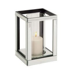 Top 10 β¨ 10" Silver Glass Glam Candle Holder by Ivory and Iris π