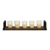Deals 🔥 5" Brown Iron Industrial Candle Holder by Ivory and Iris ⌛