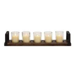 Deals π₯ 5" Brown Iron Industrial Candle Holder by Ivory and Iris β