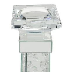 Top 10 🥰 18" Clear Glass Glam Candle Holder by Ivory and Iris 🎉 -Cheap Ivory and Iris Store D329796S 4