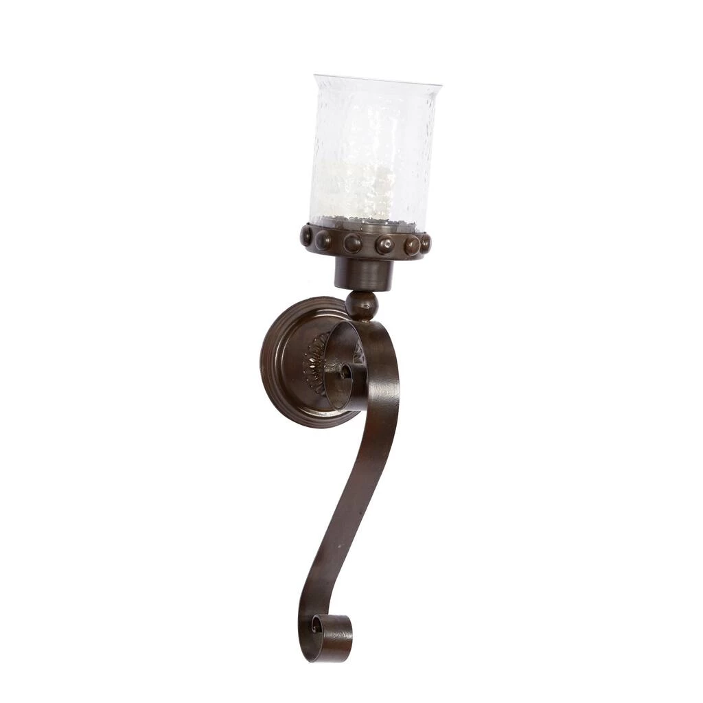 Deals π€© 20" Brown Iron Traditional Candle Wall Sconce by Ivory and Iris π 2 Deals π€© 20" Brown Iron Traditional Candle Wall Sconce by Ivory and Iris π - Image 2
