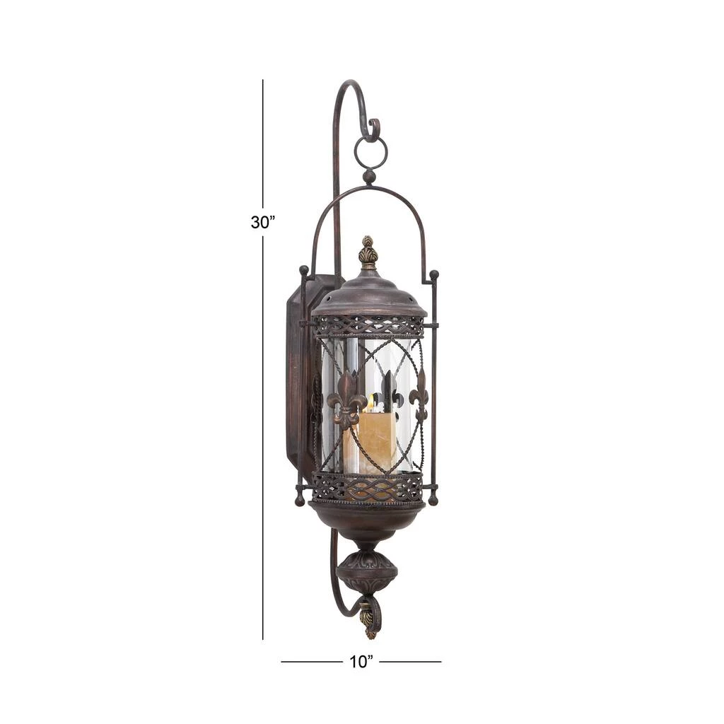 Brand new π― 30" Brown Glass Traditional Candle Wall Sconce by Ivory and Iris β¨ 2 Brand new π― 30" Brown Glass Traditional Candle Wall Sconce by Ivory and Iris β¨ - Image 2