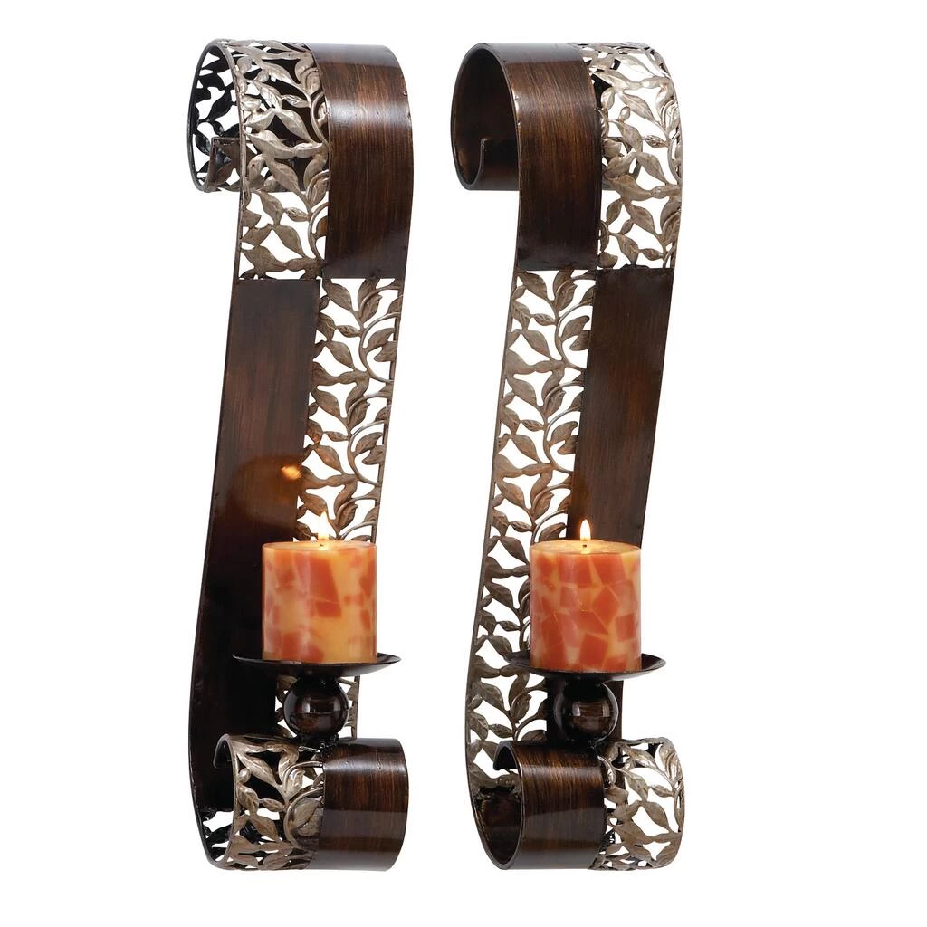 Best Sale β 20" Brown Metal Traditional Wall Sconce, 2ct. by Ivory and Iris π 1 Best Sale β 20" Brown Metal Traditional Wall Sconce, 2ct. by Ivory and Iris π