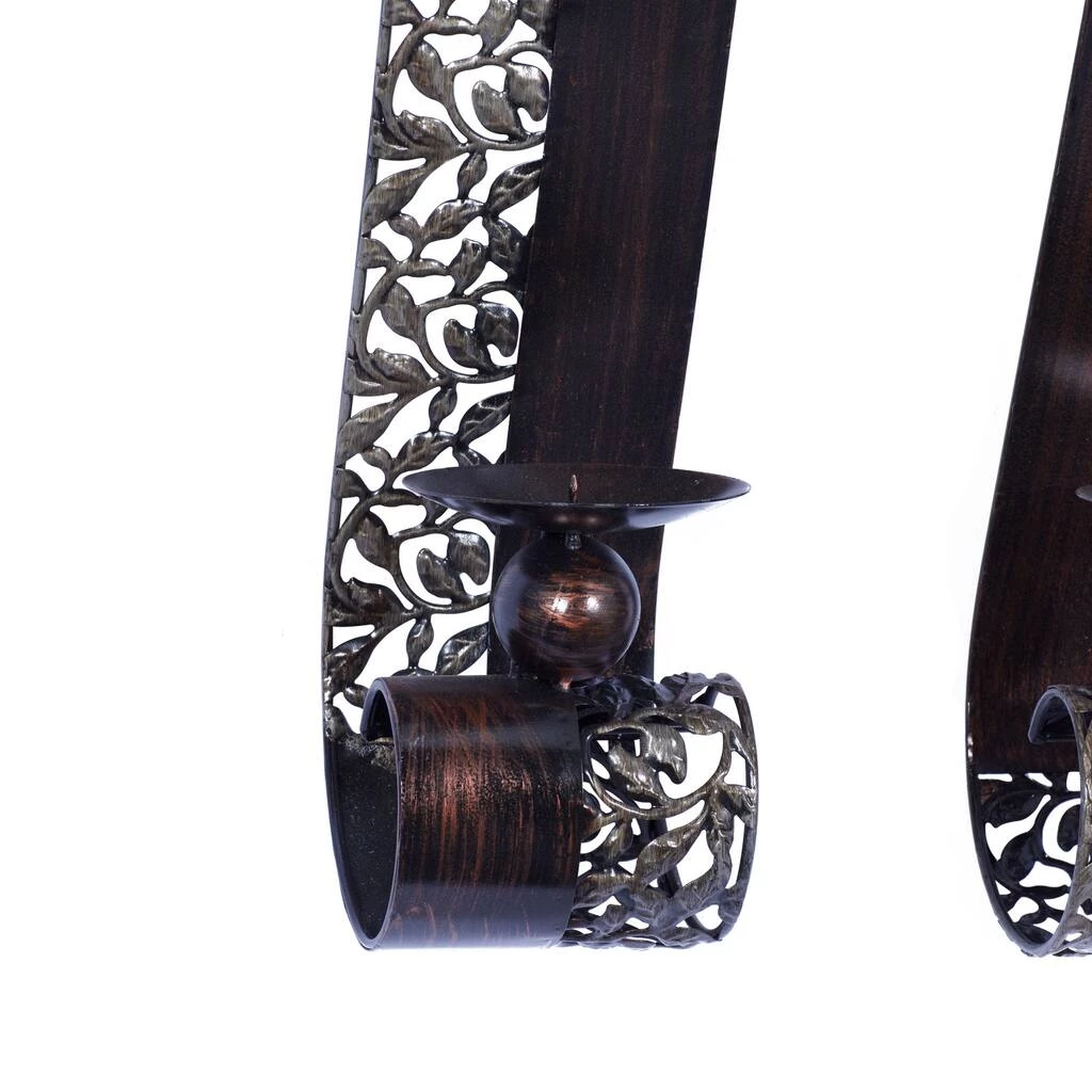 Best Sale β 20" Brown Metal Traditional Wall Sconce, 2ct. by Ivory and Iris π 3 Best Sale β 20" Brown Metal Traditional Wall Sconce, 2ct. by Ivory and Iris π - Image 3