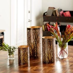 Budget ✨ Set of 3 Metal Eclectic Lantern, 6", 9", 12 by Ivory and Iris 🎁 -Cheap Ivory and Iris Store D329907S 7