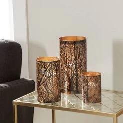 Budget ✨ Set of 3 Metal Eclectic Lantern, 6", 9", 12 by Ivory and Iris 🎁 -Cheap Ivory and Iris Store D329907S 9