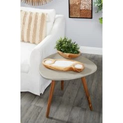 Outlet ✨ 17" Natural Brown Teak Wood Boat Candle by Ivory and Iris 👏 -Cheap Ivory and Iris Store D330216S 7