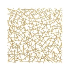Best deal 🥰 Gold Contemporary Abstract Metal Wall Decor by Ivory and Iris 👍