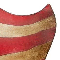 Outlet 🛒 Metal Vintage American Flag Wall Decor by Ivory and Iris 🥰 -Cheap Ivory and Iris Store D352620S 4