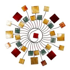 Brand new 😀 Brown Modern Abstract Metal Wall Decor by Ivory and Iris 🎉