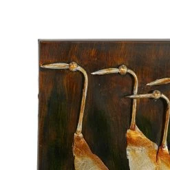 Deals 🔔 Brown Birds Iron Coastal Wall Decor by Ivory and Iris ⭐ -Cheap Ivory and Iris Store D352623S 4