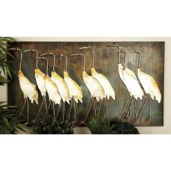 Deals 🔔 Brown Birds Iron Coastal Wall Decor by Ivory and Iris ⭐ -Cheap Ivory and Iris Store D352623S 8