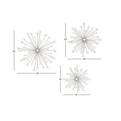 Cheap ✨ Clear Acrylic Starburst Glam Wall Decor Set by Ivory and Iris 💯 -Cheap Ivory and Iris Store D352625S 6