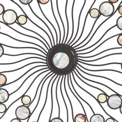 Discount 💯 Multicolor Modern Ornamental Metal Wall Decor by Ivory and Iris 🧨 -Cheap Ivory and Iris Store D352630S 4