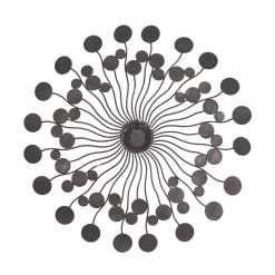 Discount 💯 Multicolor Modern Ornamental Metal Wall Decor by Ivory and Iris 🧨 -Cheap Ivory and Iris Store D352630S 6