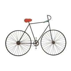 Best deal 😀 Black Vintage Bicycle Iron Wall Decor by Ivory and Iris 😉