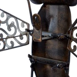 Best Sale ❤️ Brown Dragonfly Metal Rustic Wall Decor by Ivory and Iris 😍 -Cheap Ivory and Iris Store D352637S 7