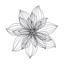 Wholesale 😉 Black Metal Modern Floral Wall Decor by Ivory and Iris 😉