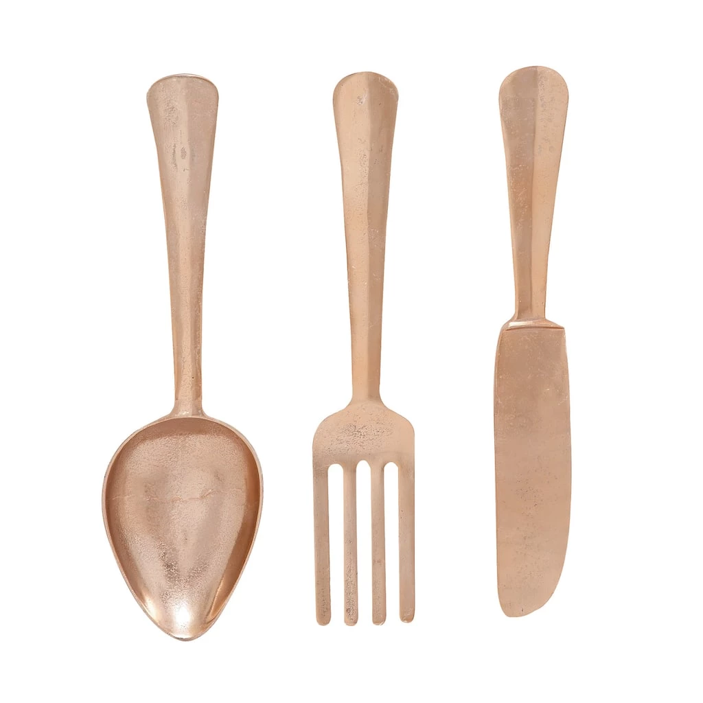 Best Pirce π Rose Gold Aluminum Utensils Wall Décor Set by Ivory and Iris 𧨠1 Best Pirce π Rose Gold Aluminum Utensils Wall Décor Set by Ivory and Iris π§¨