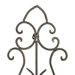 Cheapest 👏 Brown Metal Rustic Wall Decoration by Ivory and Iris 🤩 -Cheap Ivory and Iris Store D352659S 2