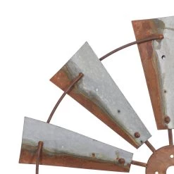 Coupon 🎉 Brown Metal Farmhouse Wall Decoration by Ivory and Iris 👏 -Cheap Ivory and Iris Store D352665S 5