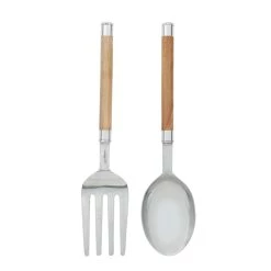 Hot Sale 😉 Wood & Aluminum Utensil Wall Décor Set by Ivory and Iris 😀