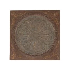 Flash Sale ❤️ Brown Metal Rustic Floral Wall Decoration by Ivory and Iris 😍