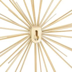 Deals 🔥 Gold Tin Contemporary Abstract Wall Décor Set by Ivory and Iris 😍 -Cheap Ivory and Iris Store D352688S 6