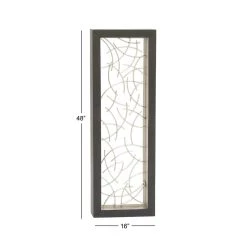 Budget ❤️ Black Contemporary Abstract Metal Wall Decoration by Ivory and Iris 🛒 -Cheap Ivory and Iris Store D352689S 6