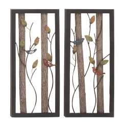 Buy 🌟 Tin Farmhouse Birds Wall Décor Set by Ivory and Iris 🔥