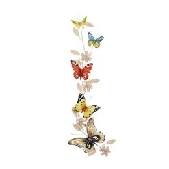 Top 10 ❤️ Multi Colored Butterfly Metal Outdoor Wall Accent by Ivory and Iris 😉