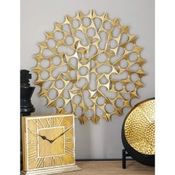 New 💯 Gold Sphere Modern Tin Wall Accent Set by Ivory and Iris 🌟 -Cheap Ivory and Iris Store D352711S 5