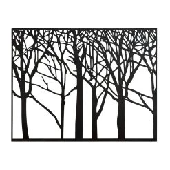 Best reviews of ⌛ Black Metal Modern Trees Wall Décor by Ivory and Iris 💯