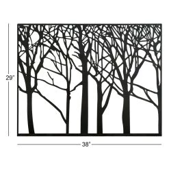 Best reviews of ⌛ Black Metal Modern Trees Wall Décor by Ivory and Iris 💯 -Cheap Ivory and Iris Store D352718S 4
